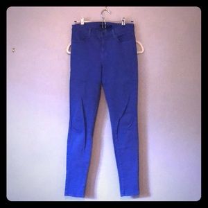 J Brand Blue Skinny Jeans